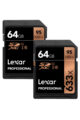Cartão de memória profissional Lexar 64GB  UHS-I SDXC